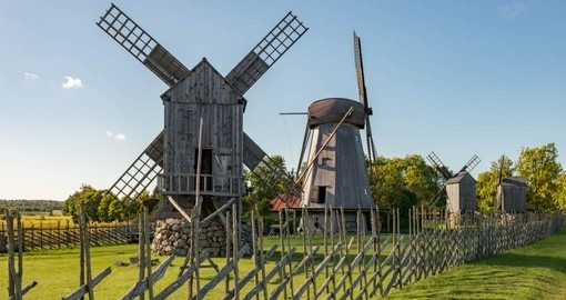Visit the Windmills on Saaremaa Island on your Estonia Tours
