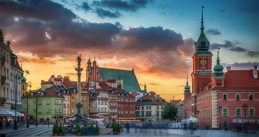 Stroll along Warsaw's Royal Route that links the former residences of Polish rulers