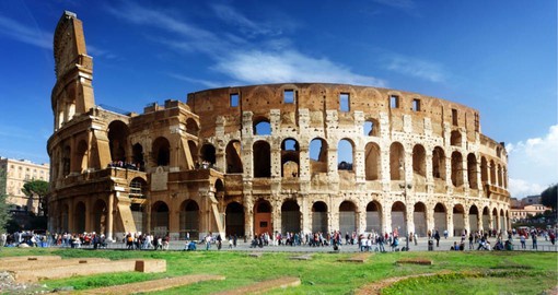 Known as the Flavian Amphitheatre, the Roman Colosseum is one of the capital's most remarkable monuments