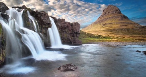 Visit Snaefellsnes Peninsula known for its dramatic scenery o your next trip to Iceland.