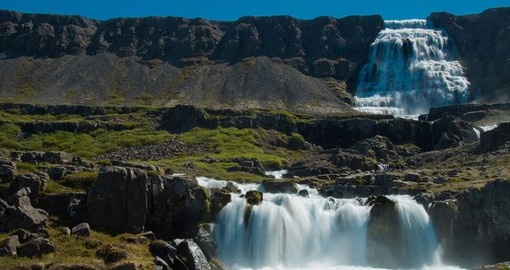 Discover Dynjandi Waterfall and enjoy it beautiful nature on your next Iceland tours.