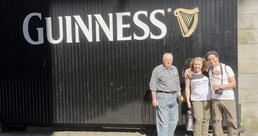 Stop in and have a pint at the Guiness Factory on your Ireland Tour