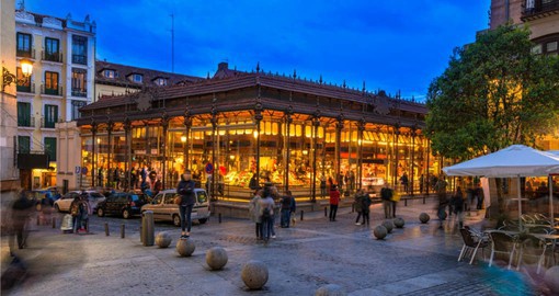 Mercado San Miguel in Madrid, rated as one of the top markets in the world