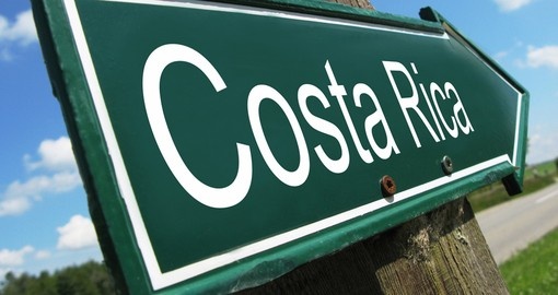 Costa Rica road sign