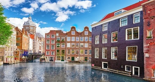 Enjoy the beautiful views of the streets of Amsterdam during your Netherlands trip.