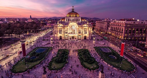One of the world's largest cities, Mexico is built on the ruins of the old Aztec capital