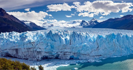 The Perito Moreno Glacier, part of the Southern Patagonian Ice Field is the world's third largest reserve of fresh water