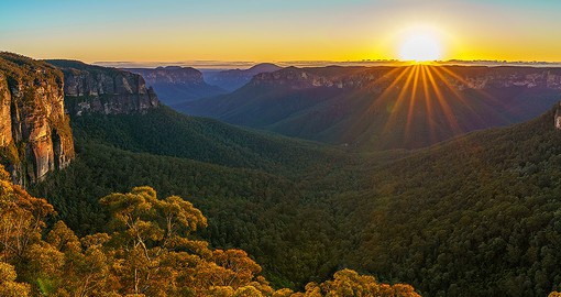 The ethereal beauty of the Blue Mountains with it's misty valleys and ancient eucalyptus forests