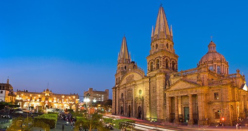 Capital of the state of Jalisco, Guadalajara is dotted with colonial plazas and landmarks