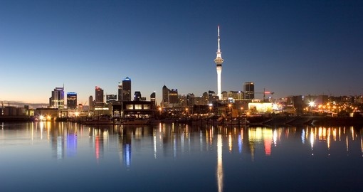 Experience Skyline view of Auckland city on your next New Zealand vacations.