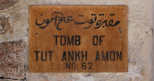 Tablet of the tomb of Tutankhamun