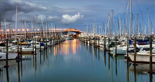 Explore Harbor the bridge From Westhaven Marina during your next trip to New Zealand.