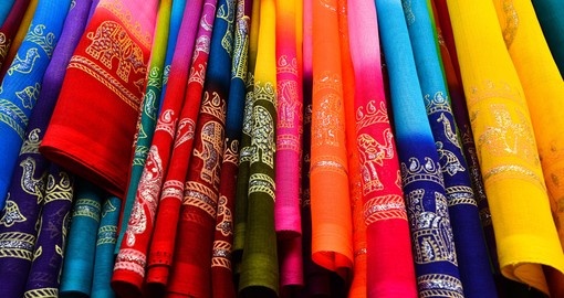 Colourful Saris for sale