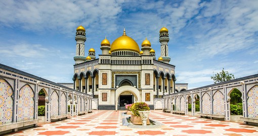 Jameasr Hassanil Bolkiah mosque is a must inclusion when booking Brunei tours.