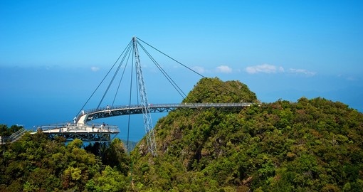 A bridge and platform for great views of Langkawi island