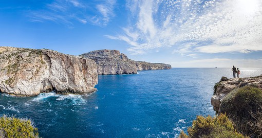 Malta, in the central Mediterranean lies between Sicily and the North African coast