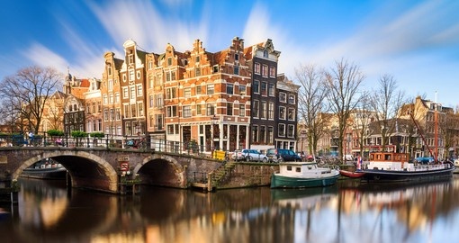 Enjoy the beautiful canal views during your Netherlands vacation.