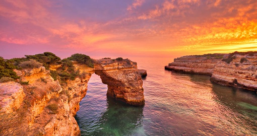 Enjoy a memorable sunset on your Portugal vacation
