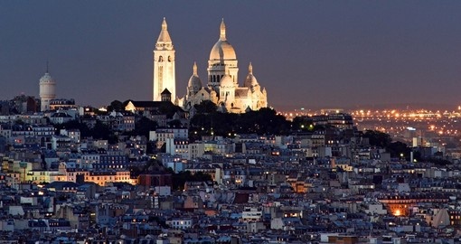 Sacre Coeur at the summit of Montmartre