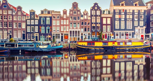 One of Amsterdam's famous canals