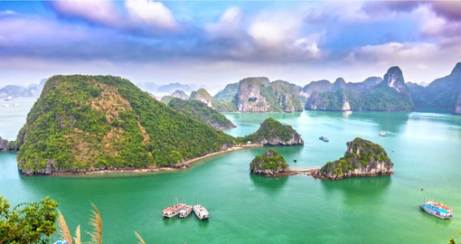 A visit to Halong Bay is a must