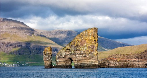 Dramatic coastal scenery of the Faroe Islands