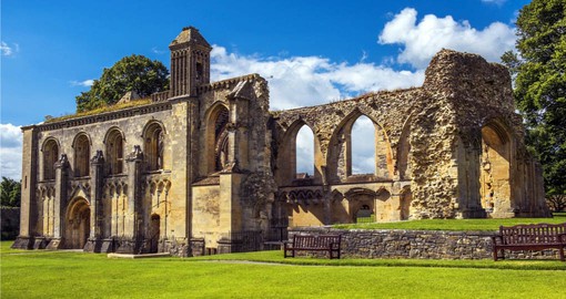 Explore Ruins of Glastonbury Abbey during your next trip to England.