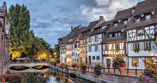 Admire the unique architecture present in Alsace