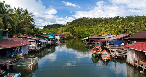 Take a break from land life and head to Tonle Sap, a floating village full of restaurants, markets, and stunning homes