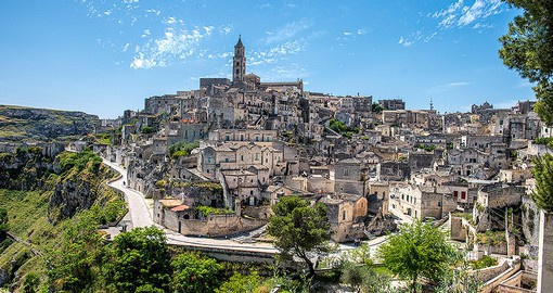 Matera Sassi is an outstanding example of a troglodyte settlement