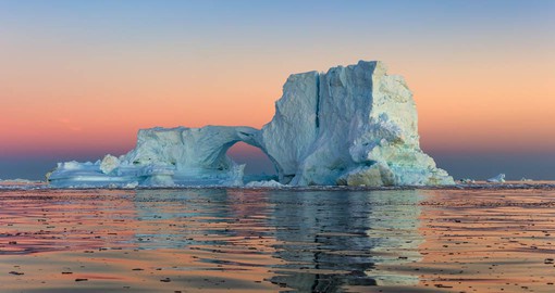 Disko Bay on Greenland's west coast is renown for the most impressive icebergs of the northern hemisphere