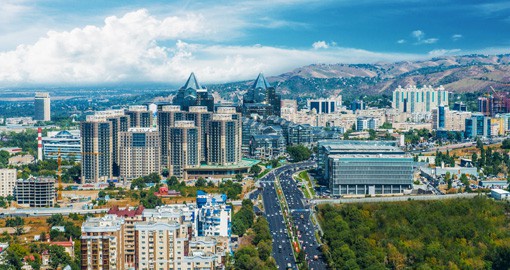 Stroll down the streets of Almaty city and enjoy a modern city with lush green pockets scattered throughout on your Kazakhstan Vacation