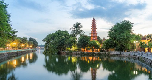 Hanoi, the capital of Vietnam, exhibits the influences of Chinese, French and Russian occupations