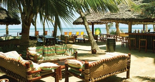 Experience all the amenities of the Sarova Whitesands Beach Resort during your next Kenya safari.