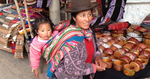 Experience local life at Pisac Market, Sacred Valley on your Peru Vacation