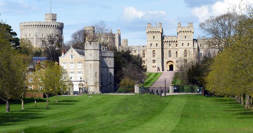 Windsor is the oldest and largest occupied castle in the world and a favourite residence of the Royal Family