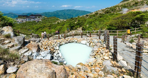 Hakone is renown for it's hot springs and views of Lake Ashinoko