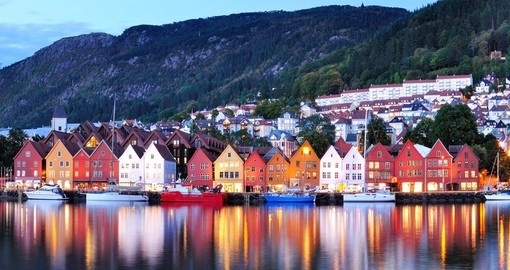 Take to new sights in Bergen with the Fløibanen Funicular which takes visitors up the Fløibanen mountain for a breathtaking view