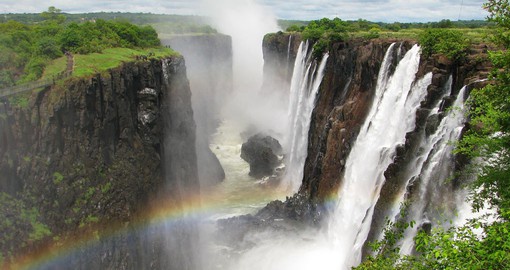 A Victoria Falls tour is part of your Zimbabwe vacation