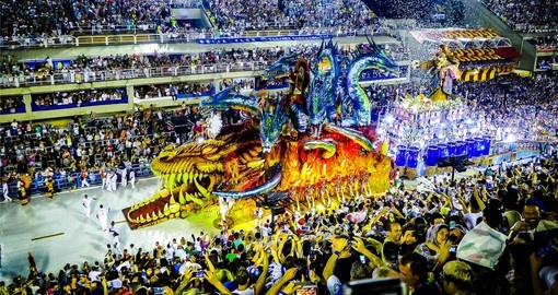 Carnaval in Rio is a highlight of any Brazil Vacation Package