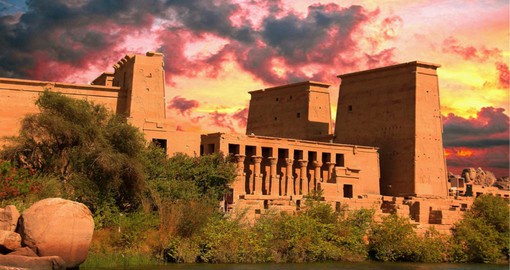Built in honour of the goddess Isis, The temple at Philae was the last of the classical Egyptian Temples