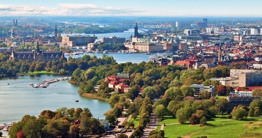 Summer in Stockholm - typically your starting point for all Sweden vacations.