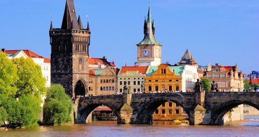 Visit the Charles Bridge and tower on your Prague Tour