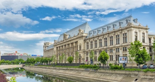 Palace of Justice in central Bucharest is a popular photo opportunity while on your Romania vacation.