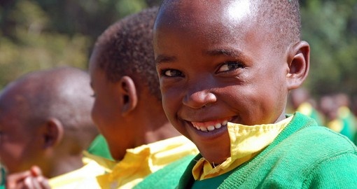 Enjoy the culture and the smiles of the kids on your Malawi vacation.
