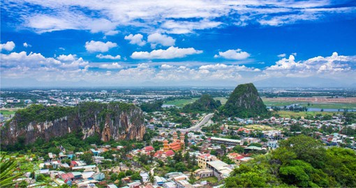 The Marble Mountains near Da Nang are each named for the natural element they represent