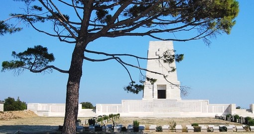 The Lone Pine Memorial at the Gallipoli Battlefields
