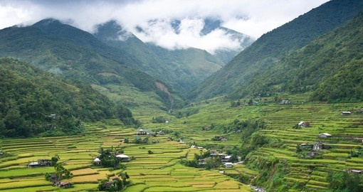 Explore the hillside region surrounding Manila and visit some of the many rice terraces on your Philippine Vacation