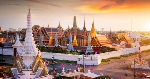 Built in 1782, the Grand Palace in Bangkok was the home of the Thai King