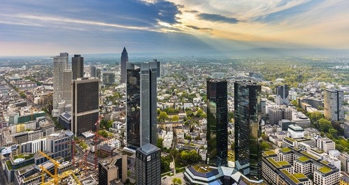Panorama of Frankfurt, Germany